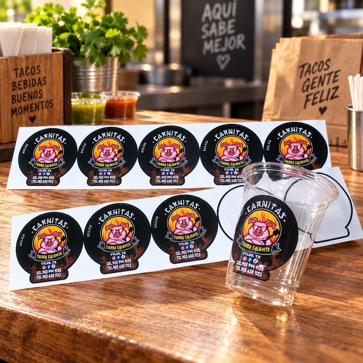 AT PACK Custom  Stickers with Logo  Premium Packaging Labels for Coffee Shops, Restaurants & Food Brands,AT PACK,AT PACK Custom  Stickers with Logo  Premium Packaging Labels for Coffee Shops, Restaurants & Food Brands