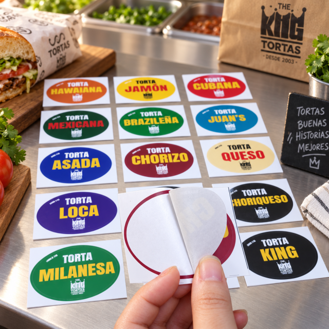 AT PACK Custom  Stickers with Logo  Premium Packaging Labels for Coffee Shops, Restaurants & Food Brands,AT PACK,AT PACK Custom  Stickers with Logo  Premium Packaging Labels for Coffee Shops, Restaurants & Food Brands