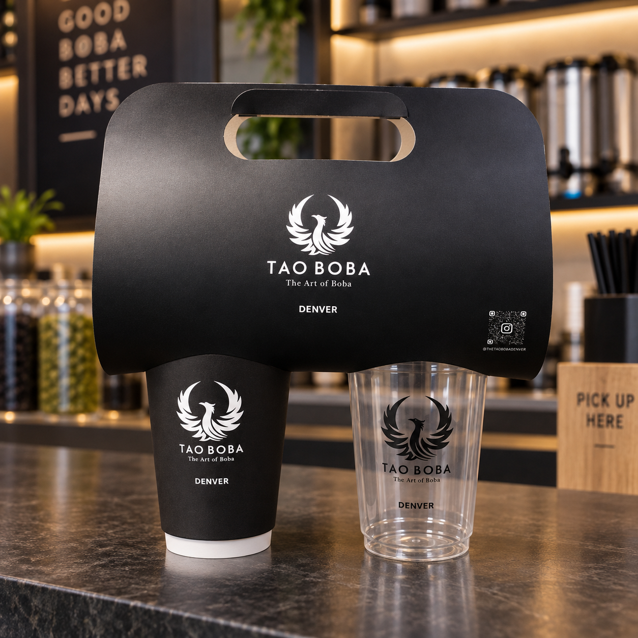 AT PACK Custom Coffee Cup Holder  Premium 2 Cup Carrier Tray for Takeaway Coffee Shops and Cafés,AT PACK,AT PACK Custom Coffee Cup Holder  Premium 2 Cup Carrier Tray for Takeaway Coffee Shops and Cafés