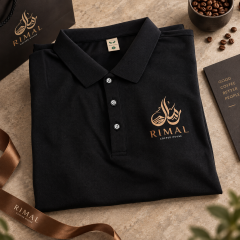 AT PACK Custom Coffee Shop T-Shirt  Premium Staff Uniform Apparel with Logo Printing for Cafés and Baristas,AT PACK,AT PACK Custom Coffee Shop T-Shirt  Premium Staff Uniform Apparel with Logo Printing for Cafés and Baristas