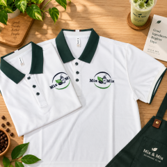 AT PACK Custom Coffee Shop T-Shirt  Premium Staff Uniform Apparel with Logo Printing for Cafés and Baristas,AT PACK,AT PACK Custom Coffee Shop T-Shirt  Premium Staff Uniform Apparel with Logo Printing for Cafés and Baristas