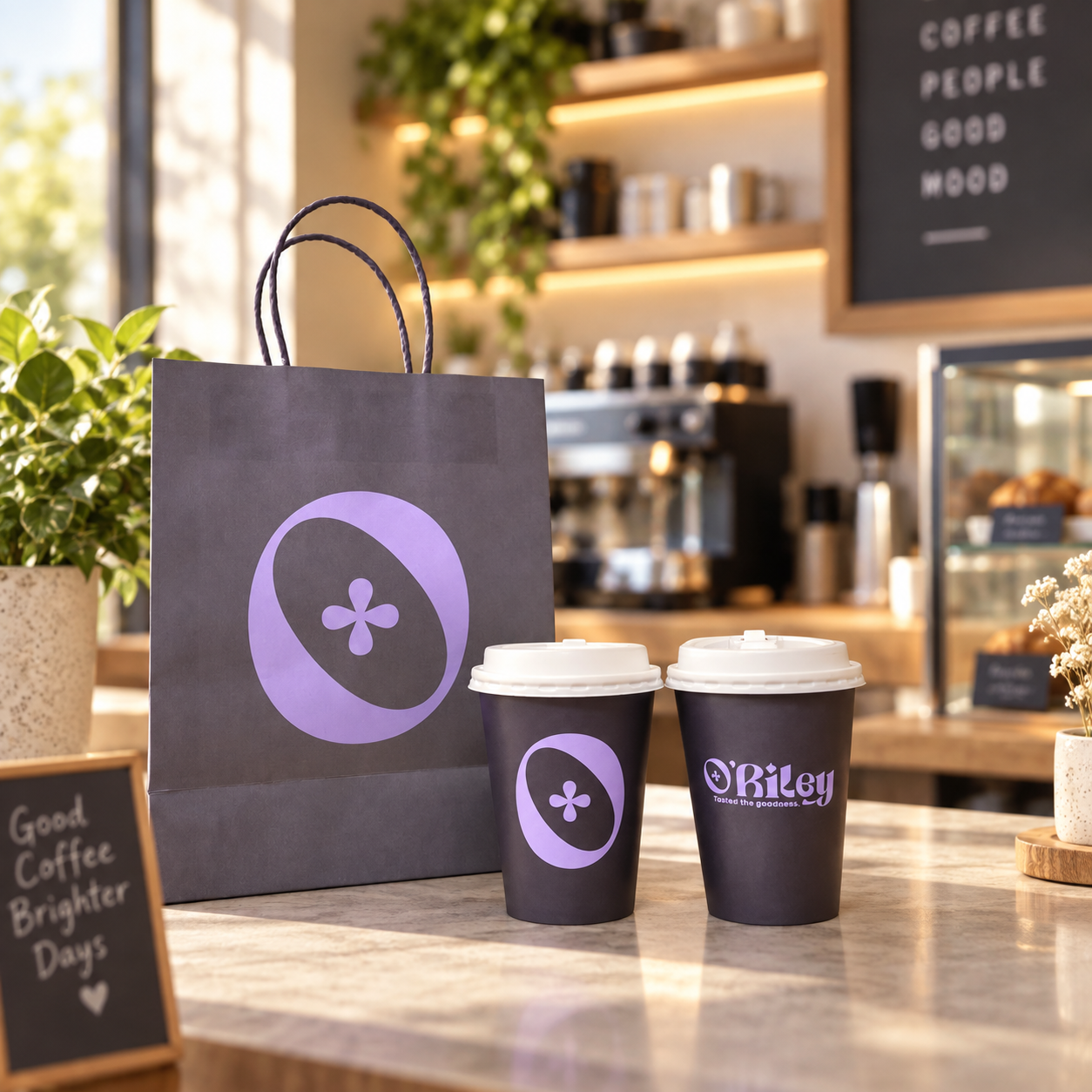 AT PACK Custom Kraft Paper BagPremium Printed Shopping Bag with Twisted Handle for Coffee Shops and Retail Brands,AT PACK,AT PACK Custom Kraft Paper BagPremium Printed Shopping Bag with Twisted Handle for Coffee Shops and Retail Brands