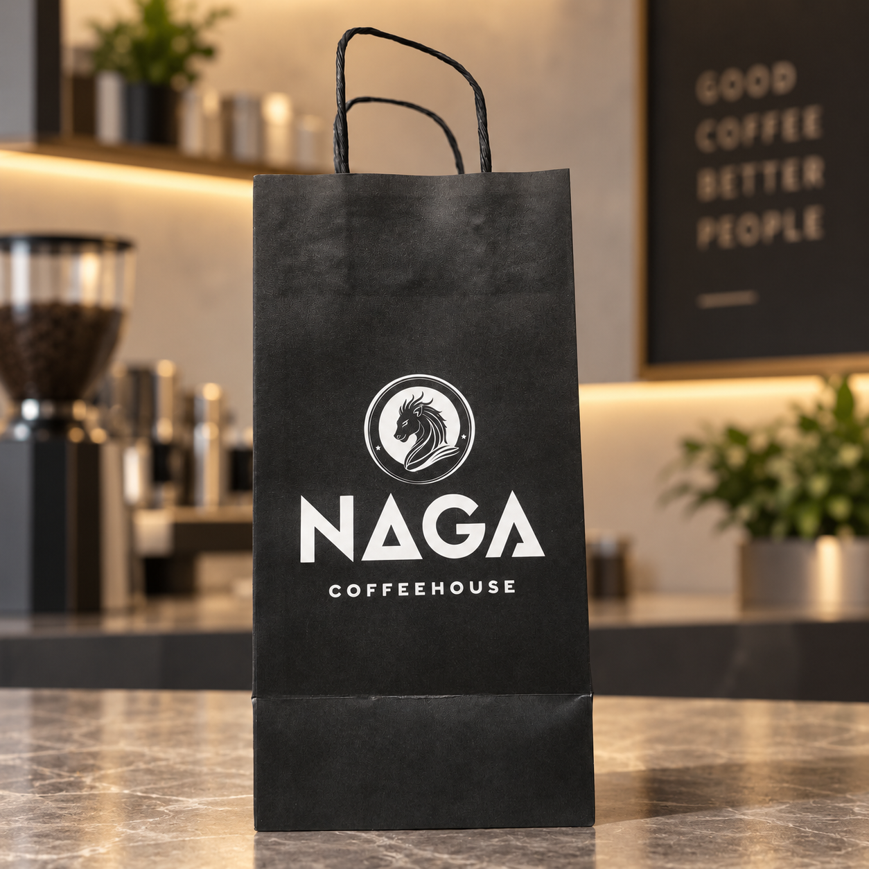 AT PACK Custom Kraft Paper BagPremium Printed Shopping Bag with Twisted Handle for Coffee Shops and Retail Brands,AT PACK,AT PACK Custom Kraft Paper BagPremium Printed Shopping Bag with Twisted Handle for Coffee Shops and Retail Brands
