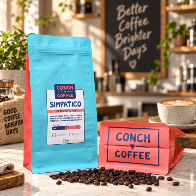 AT PACK Premium Box Bottom Coffee Bag  Custom Coffee Packaging with Zipper & Degassing Valve,AT PACK,AT PACK Premium Box Bottom Coffee Bag  Custom Coffee Packaging with Zipper & Degassing Valve