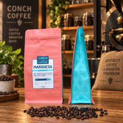 AT PACK Premium Box Bottom Coffee Bag  Custom Coffee Packaging with Zipper & Degassing Valve,AT PACK,AT PACK Premium Box Bottom Coffee Bag  Custom Coffee Packaging with Zipper & Degassing Valve