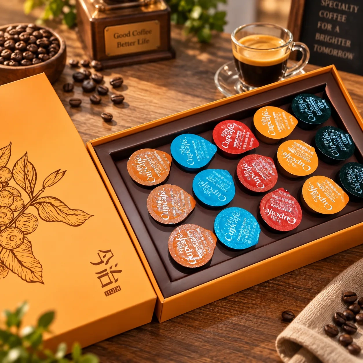 AT PACK Custom Coffee Capsule Box Premium Paper Packaging Box forCoffee Pods with Custom Logo Printing,AT PACK,AT PACK Custom Coffee Capsule Box Premium Paper Packaging Box forCoffee Pods with Custom Logo Printing