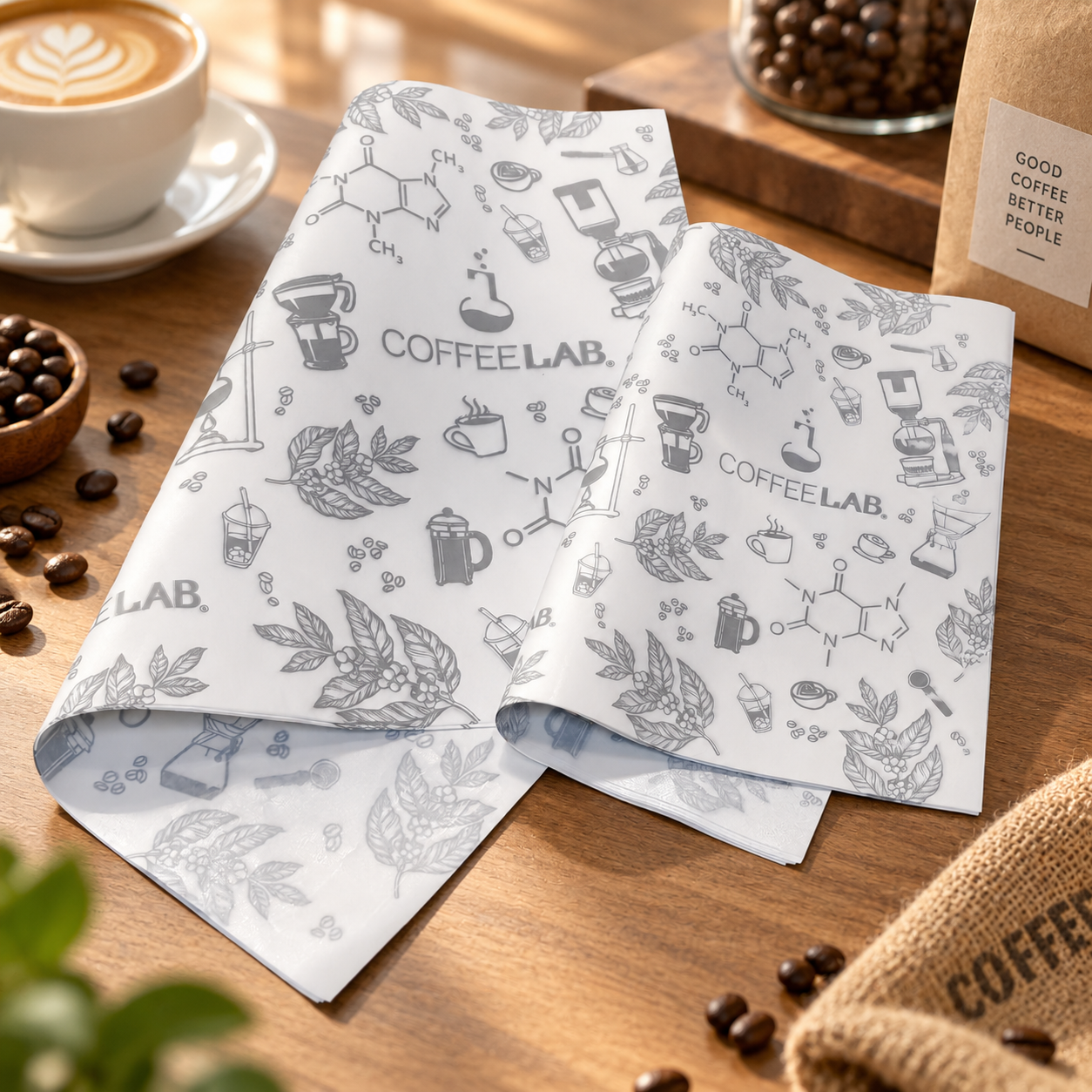 AT PACK Custom Greaseproof Paper  Printed Food Wrapping Paper for Burger, Sandwich, Bakery and Café Takeaway Packaging,AT PACK,AT PACK Custom Greaseproof Paper  Printed Food Wrapping Paper for Burger, Sandwich, Bakery and Café Takeaway Packaging