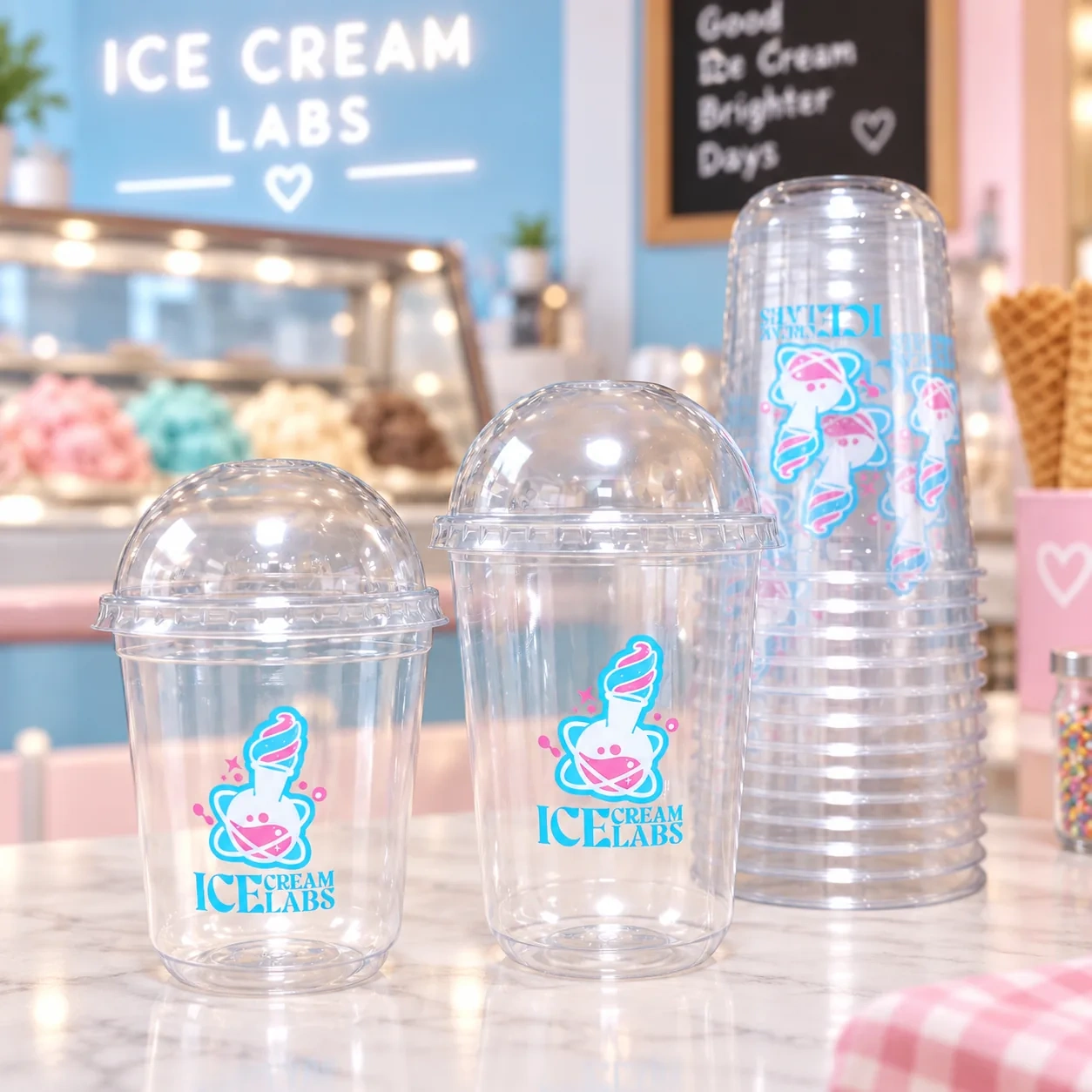 AT PACK Custom U Shape PET Cup Clear Plastic Cold Drink Cup with Dome Lid for Bubble Tea, Juice, Smoothie and Café Packaging,AT PACK,AT PACK Custom U Shape PET Cup Clear Plastic Cold Drink Cup with Dome Lid for Bubble Tea, Juice, Smoothie and Café Packaging
