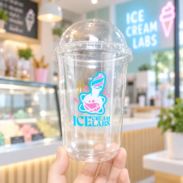AT PACK Custom U Shape PET Cup Clear Plastic Cold Drink Cup with Dome Lid for Bubble Tea, Juice, Smoothie and Café Packaging,AT PACK,AT PACK Custom U Shape PET Cup Clear Plastic Cold Drink Cup with Dome Lid for Bubble Tea, Juice, Smoothie and Café Packaging