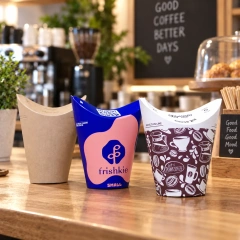 AT PACK Custom Butterfly Paper Cup with Unique Folded Design for Café, Takeaway Drinks and Beverage Packaging,AT PACK,AT PACK Custom Butterfly Paper Cup with Unique Folded Design for Café, Takeaway Drinks and Beverage Packaging