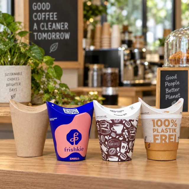 AT PACK Custom Butterfly Paper Cup with Unique Folded Design for Café, Takeaway Drinks and Beverage Packaging,AT PACK,AT PACK Custom Butterfly Paper Cup with Unique Folded Design for Café, Takeaway Drinks and Beverage Packaging