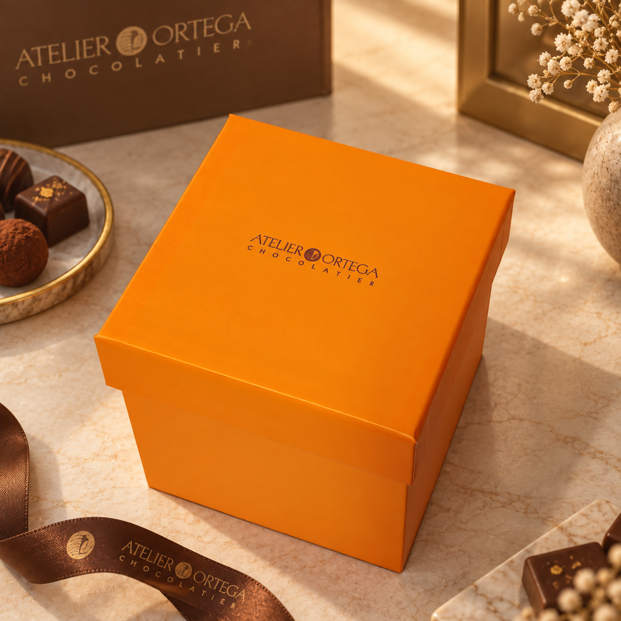 AT PACK Custom Coffee Gift Box  Premium Rigid Paper Packaging Box with Insert Tray for Chocolate, Coffee and Luxury Brand Packaging,AT PACK,AT PACK Custom Coffee Gift Box  Premium Rigid Paper Packaging Box with Insert Tray for Chocolate, Coffee and Luxury Brand Packaging