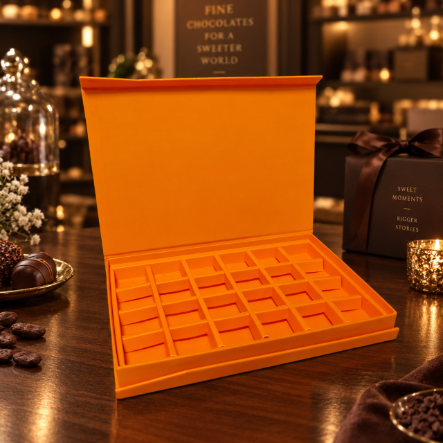 AT PACK Custom Coffee Gift Box  Premium Rigid Paper Packaging Box with Insert Tray for Chocolate, Coffee and Luxury Brand Packaging,AT PACK,AT PACK Custom Coffee Gift Box  Premium Rigid Paper Packaging Box with Insert Tray for Chocolate, Coffee and Luxury Brand Packaging