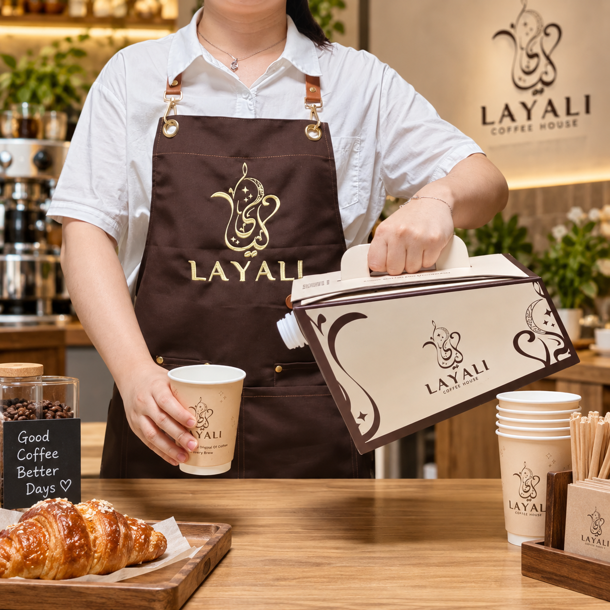 AT PACK Custom Coffee To Go Box  Portable Beverage Bag with Handle for Large Volume Coffee, Tea and Takeaway Drinks,AT PACK,AT PACK Custom Coffee To Go Box  Portable Beverage Bag with Handle for Large Volume Coffee, Tea and Takeaway Drinks