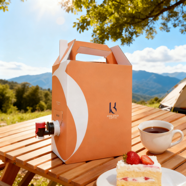 AT PACK Custom Coffee To Go Box  Portable Beverage Bag with Handle for Large Volume Coffee, Tea and Takeaway Drinks,AT PACK,AT PACK Custom Coffee To Go Box  Portable Beverage Bag with Handle for Large Volume Coffee, Tea and Takeaway Drinks