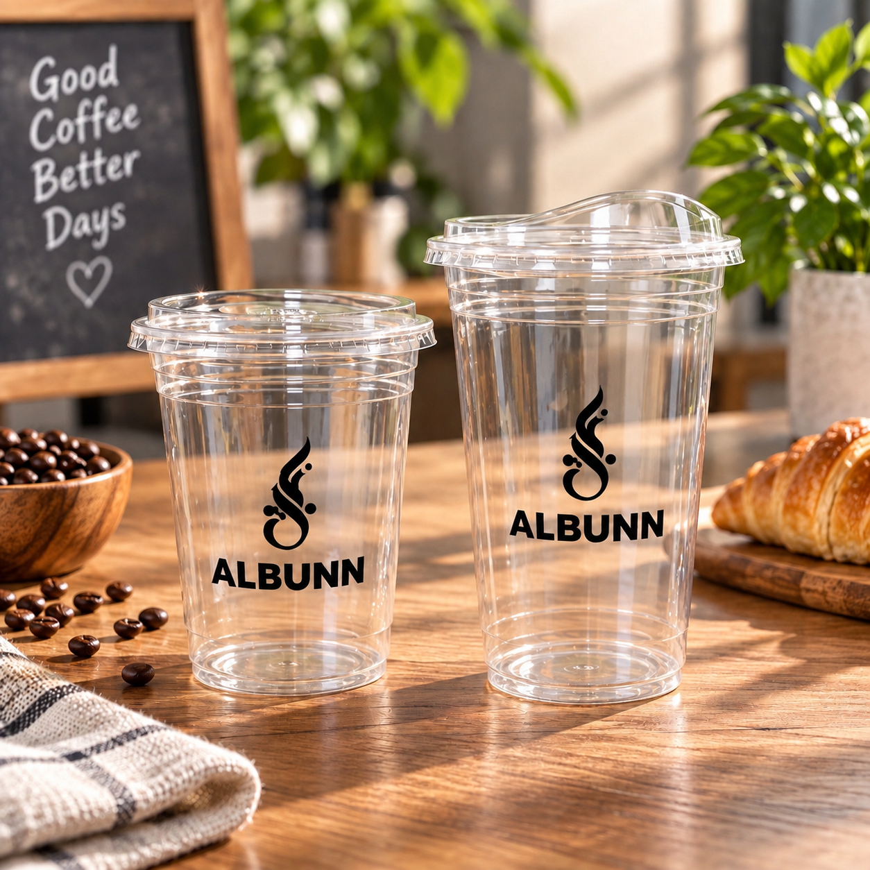 AT PACK Custom PET Cups with Lids  Clear Plastic Iced Coffee Cups for Cold Drinks, Smoothies and Bubble Tea Packaging,AT PACK,AT PACK Custom PET Cups with Lids  Clear Plastic Iced Coffee Cups for Cold Drinks, Smoothies and Bubble Tea Packaging