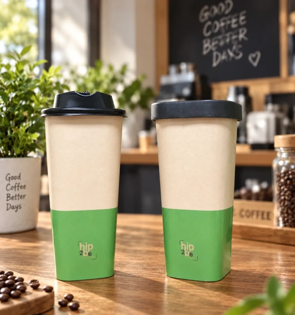AT PACK Custom Square Bottom Paper Coffee Cups with Lids Premium Disposable Takeaway Cups for Cafés and Coffee Shops,AT PACK,AT PACK Custom Square Bottom Paper Coffee Cups with Lids Premium Disposable Takeaway Cups for Cafés and Coffee Shops