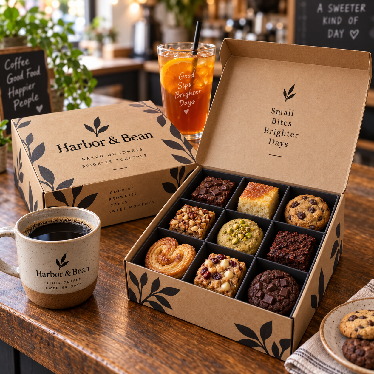 AT PACK Custom 9-Compartment Bakery & Food Boxes  Printed Dessert Gift Boxes with Dividers for Cookies, Cakes and Pastries,AT PACK,AT PACK Custom 9-Compartment Bakery & Food Boxes  Printed Dessert Gift Boxes with Dividers for Cookies, Cakes and Pastries