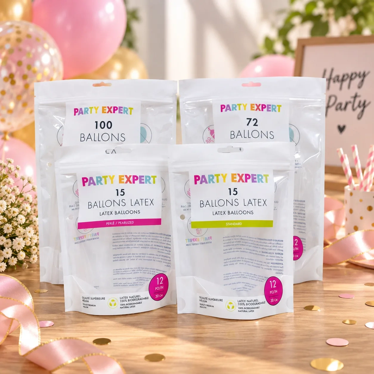 AT PACK Custom Transparent Stand Up Pouches with Zipper  Clear Self Standing Bags for Party & Product Packaging,AT PACK,AT PACK Custom Transparent Stand Up Pouches with Zipper  Clear Self Standing Bags for Party & Product Packaging