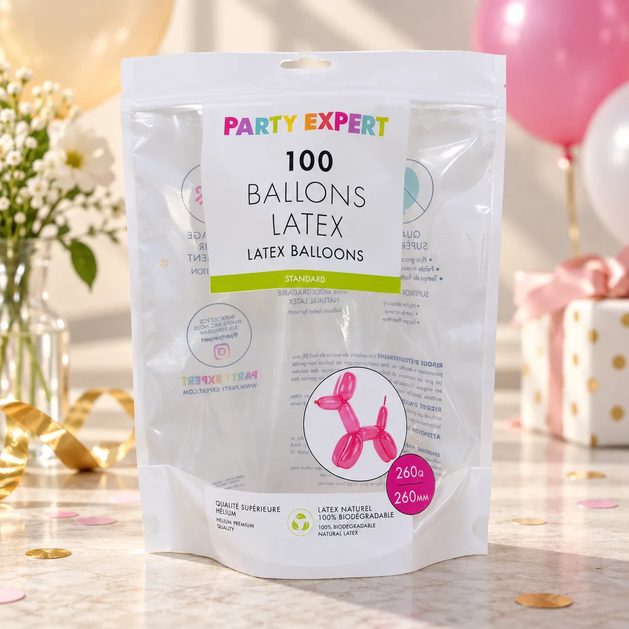 AT PACK Custom Transparent Stand Up Pouches with Zipper  Clear Self Standing Bags for Party & Product Packaging,AT PACK,AT PACK Custom Transparent Stand Up Pouches with Zipper  Clear Self Standing Bags for Party & Product Packaging
