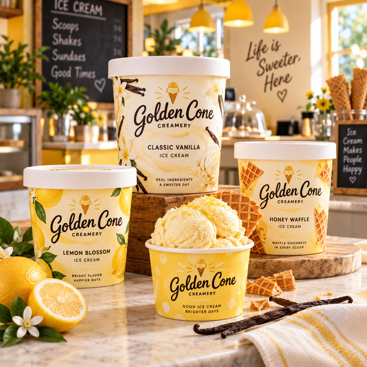 AT PACK Custom Ice Cream Cups with Lids Branded Paper Ice Cream Containers for Gelato & Dessert Shops,AT PACK,AT PACK Custom Ice Cream Cups with Lids Branded Paper Ice Cream Containers for Gelato & Dessert Shops