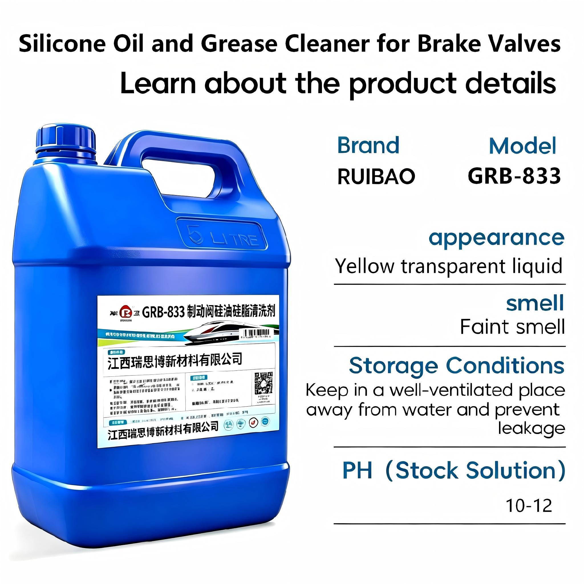 GRB-833 Silicone Oil and Grease Cleaner for Brake Valves,MY SHOP,GRB-833 Silicone Oil and Grease Cleaner for Brake Valves