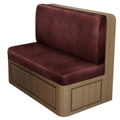 Burgundy (1 Bench Cover & 1Backrest Cover)