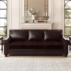 Burgundy ( (3 couch cushion covers)