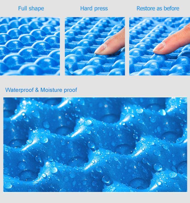 Durable Egg-Crate Foam Pad – Perfect for backpacking, hiking, tent camping, and travel.,YIJIA NEW MATERIAL CO., LTD.,Durable Egg-Crate Foam Pad – Perfect for backpacking, hiking, tent camping, and travel.