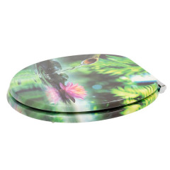 Closed Front Wooden Toilet Seat Starfish Sea Shell Printed Quick Removable Bathroom Toilet Cover,YIJIA NEW MATERIAL CO., LTD.,Closed Front Wooden Toilet Seat Starfish Sea Shell Printed Quick Removable Bathroom Toilet Cover