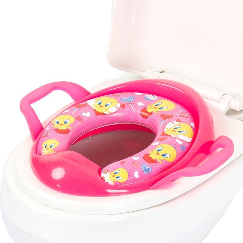 Anti Slip Potty Toilet Baby Soft Padded Printed Toilet Potty Training Seat Cover With Toilet Seat Handle,YIJIA NEW MATERIAL CO., LTD.,Anti Slip Potty Toilet Baby Soft Padded Printed Toilet Potty Training Seat Cover With Toilet Seat Handle