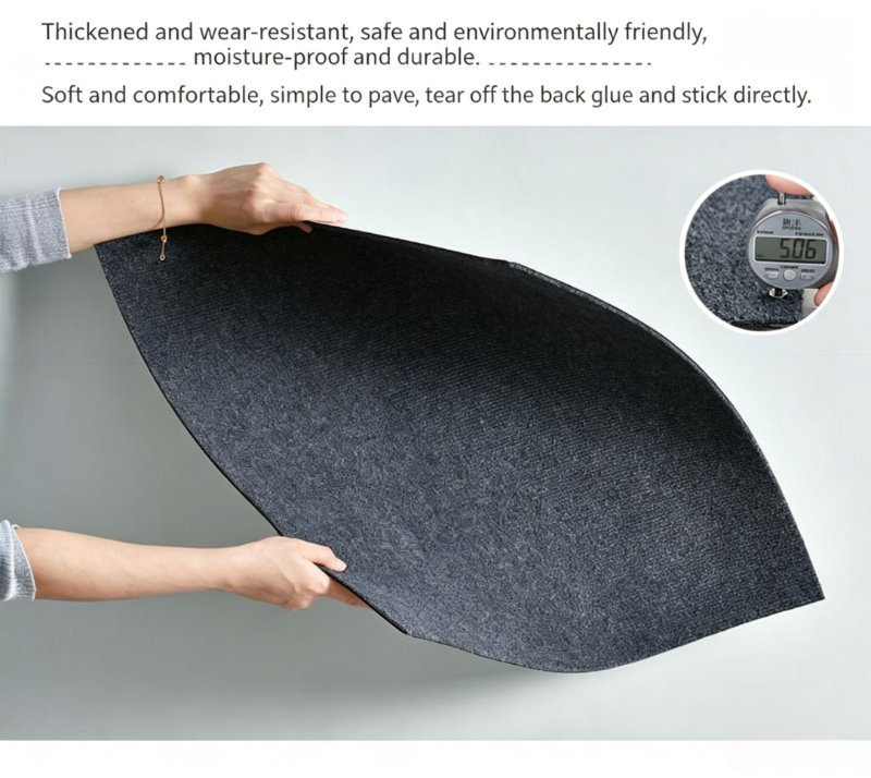 Glue Free Reusable Non-Slip Square Puzzle Floor Mats Velvet Carpet Tiles for Home or Office Floor Decoration,YIJIA NEW MATERIAL CO., LTD.,Full Coverage Interlocking Mats for Home & Commercial Floors Interlocking Carpet Tiles Puzzle Mats for Full Paving