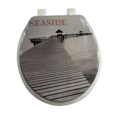 Minimalist Serie Soft Padded Toilet Seat Soft Toilet Seat with Lid Cushioned Toilet Covers,YIJIA NEW MATERIAL CO., LTD.,Geometric Ship Leaf Series Enjoy Life  Toilet Seat Cover Foam Padded Comfort Toilet Seat