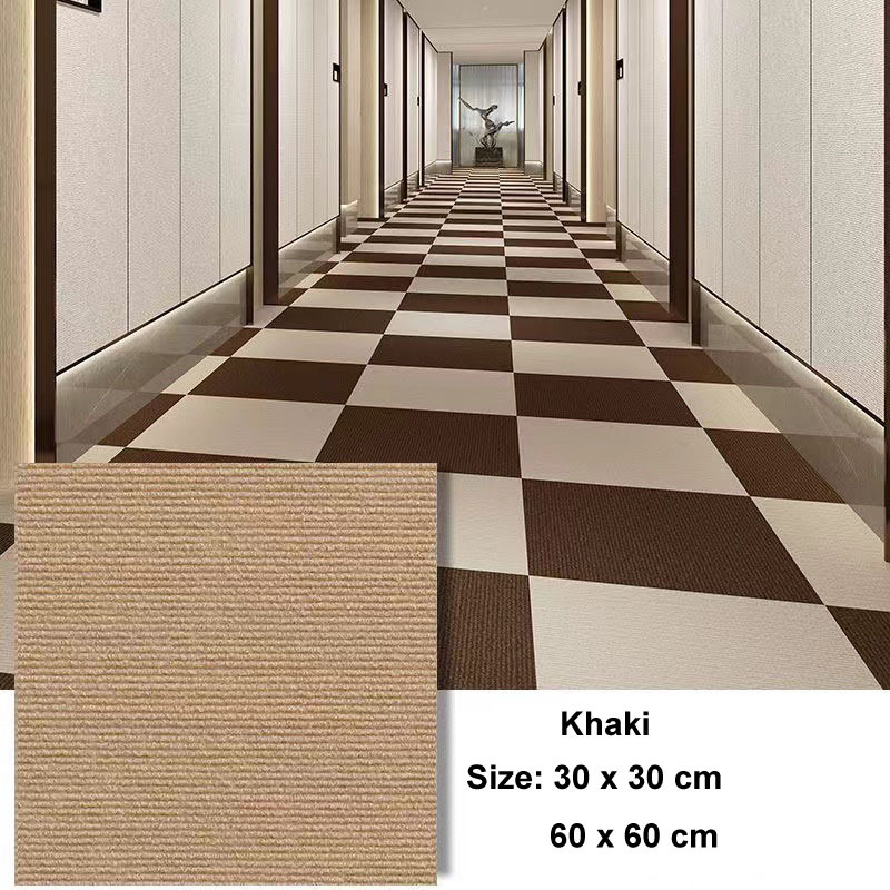 Glue Free Reusable Non-Slip Square Puzzle Floor Mats Velvet Carpet Tiles for Home or Office Floor Decoration,YIJIA NEW MATERIAL CO., LTD.,Full Coverage Interlocking Mats for Home & Commercial Floors Interlocking Carpet Tiles Puzzle Mats for Full Paving