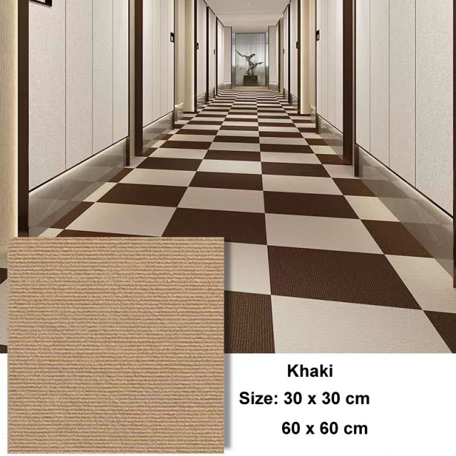 Glue Free Reusable Non-Slip Square Puzzle Floor Mats Velvet Carpet Tiles for Home or Office Floor Decoration,YIJIA NEW MATERIAL CO., LTD.,Full Coverage Interlocking Mats for Home & Commercial Floors Interlocking Carpet Tiles Puzzle Mats for Full Paving