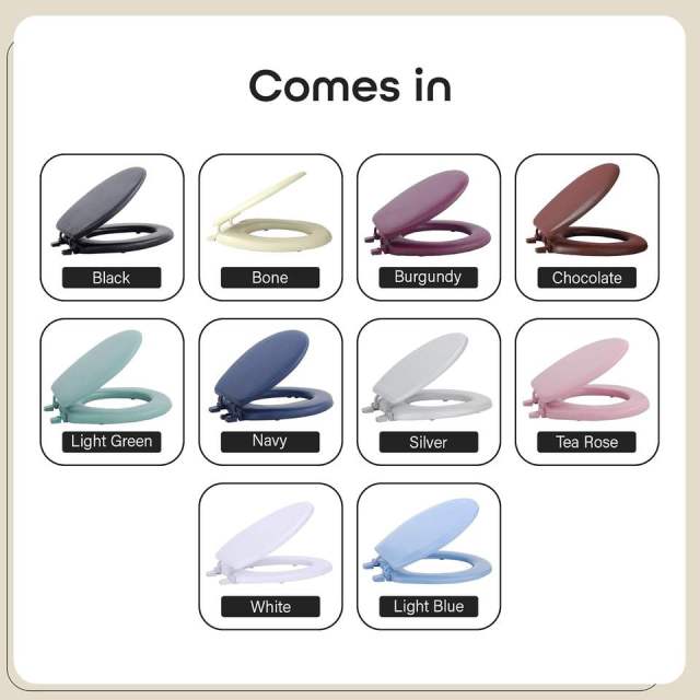 Eco-Friendly Ecomonic 17" Comfortable Sponge Cushioned Soft Toilet Seat Bathroom Accessaries,YIJIA NEW MATERIAL CO., LTD.,Eco-Friendly Ecomonic 17" Comfortable Sponge Cushioned Soft Toilet Seat Bathroom Accessaries