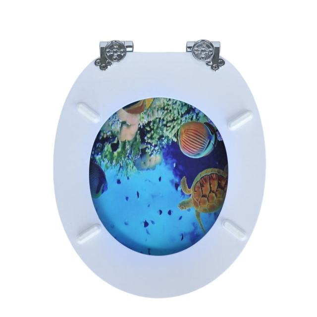 Multicolor Modern Bathroom MDF Toilet Seat Round Shape with Easy Installation and Removal,YIJIA NEW MATERIAL CO., LTD.,Multicolor Modern Bathroom MDF Toilet Seat Round Shape with Easy Installation and Removal