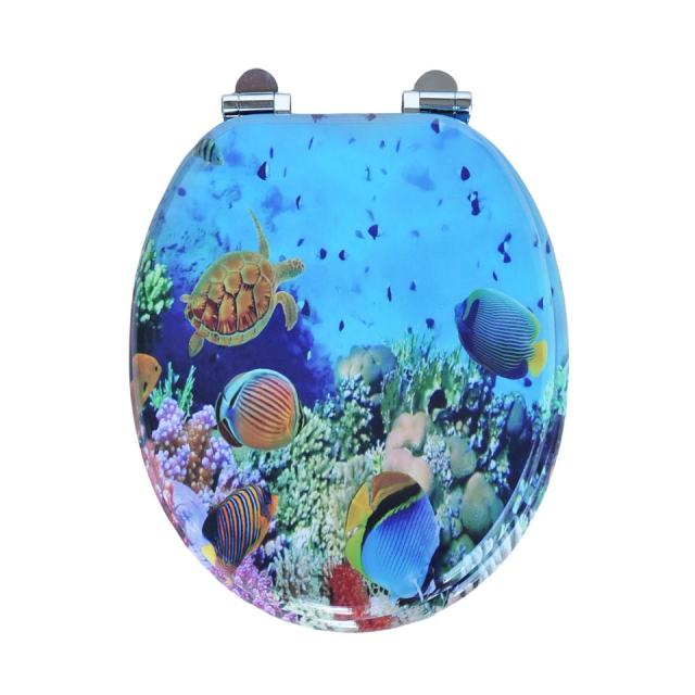 Multicolor Modern Bathroom MDF Toilet Seat Round Shape with Easy Installation and Removal,YIJIA NEW MATERIAL CO., LTD.,Multicolor Modern Bathroom MDF Toilet Seat Round Shape with Easy Installation and Removal