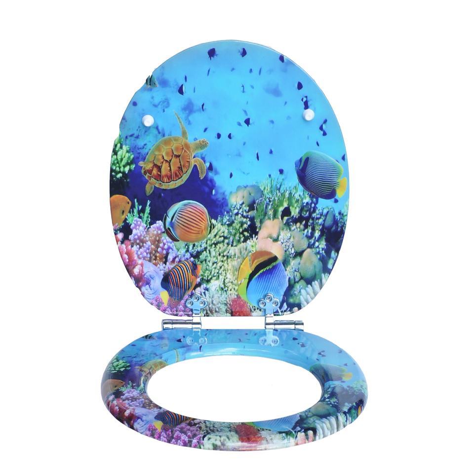 Multicolor Modern Bathroom MDF Toilet Seat Round Shape with Easy Installation and Removal,YIJIA NEW MATERIAL CO., LTD.,Multicolor Modern Bathroom MDF Toilet Seat Round Shape with Easy Installation and Removal