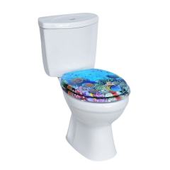 Multicolor Modern Bathroom MDF Toilet Seat Round Shape with Easy Installation and Removal,YIJIA NEW MATERIAL CO., LTD.,Multicolor Modern Bathroom MDF Toilet Seat Round Shape with Easy Installation and Removal