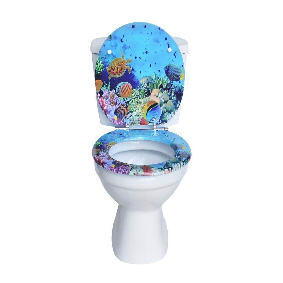 Multicolor Modern Bathroom MDF Toilet Seat Round Shape with Easy Installation and Removal,YIJIA NEW MATERIAL CO., LTD.,Multicolor Modern Bathroom MDF Toilet Seat Round Shape with Easy Installation and Removal