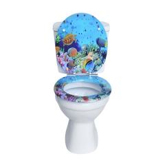 Multicolor Modern Bathroom MDF Toilet Seat Round Shape with Easy Installation and Removal,YIJIA NEW MATERIAL CO., LTD.,Multicolor Modern Bathroom MDF Toilet Seat Round Shape with Easy Installation and Removal