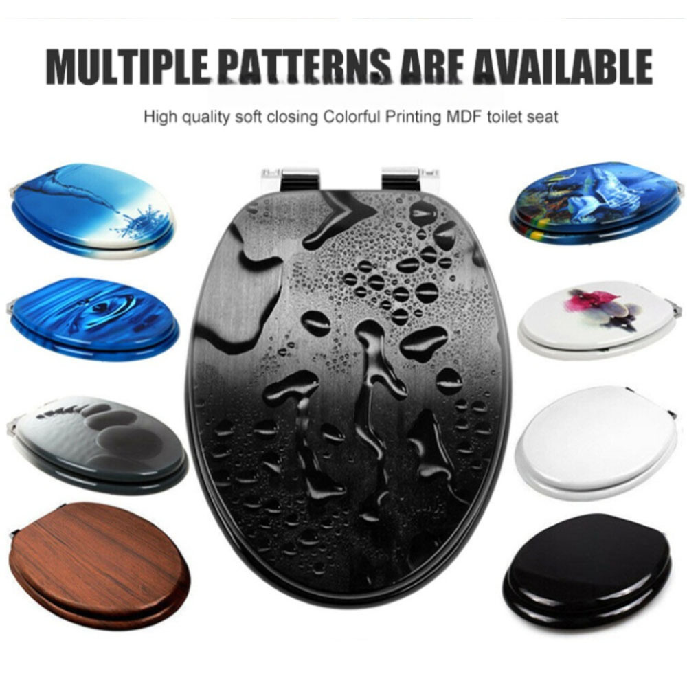 Elongated MDF Soft Toilet Seat,YIJIA NEW MATERIAL CO., LTD.,Elongated MDF Soft Toilet Seat