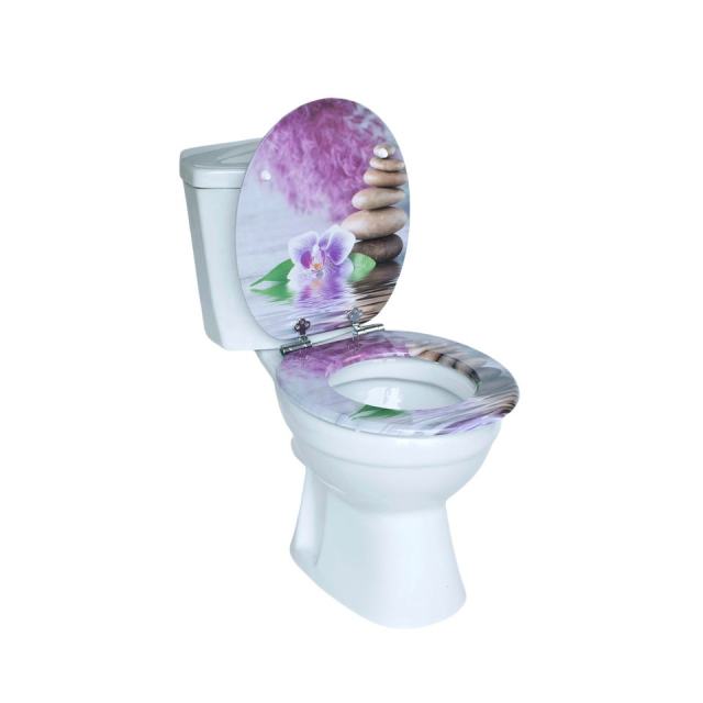 Modern Design Soft Close Toilet Cover Easy Installation MDF Bathroom Seat Made of Wood and MDF,YIJIA NEW MATERIAL CO., LTD.,Modern Design Soft Close Toilet Cover Easy Installation MDF Bathroom Seat Made of Wood and MDF