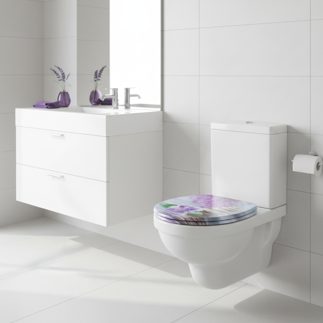 Modern Design Soft Close Toilet Cover Easy Installation MDF Bathroom Seat Made of Wood and MDF,YIJIA NEW MATERIAL CO., LTD.,Modern Design Soft Close Toilet Cover Easy Installation MDF Bathroom Seat Made of Wood and MDF