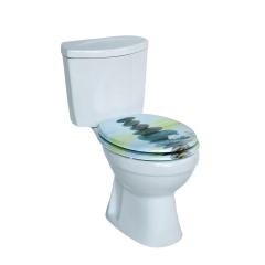 European Market Print Colorful 18inches Toilet Seat Closed Front Toilet Seat Type Elongated American Style,YIJIA NEW MATERIAL CO., LTD.,European Market Print Colorful 18inches Toilet Seat Closed Front Toilet Seat Type Elongated American Style