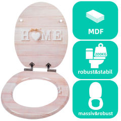 Soft Close MDF Closed Front Toilet Seat EU 18-Inch 19-inch Contemporary Bidet Cover Wooden Pattern Buffer Bathroom,YIJIA NEW MATERIAL CO., LTD.,Soft Close MDF Closed Front Toilet Seat EU 18-Inch 19-inch Contemporary Bidet Cover Wooden Pattern Buffer Bathroom
