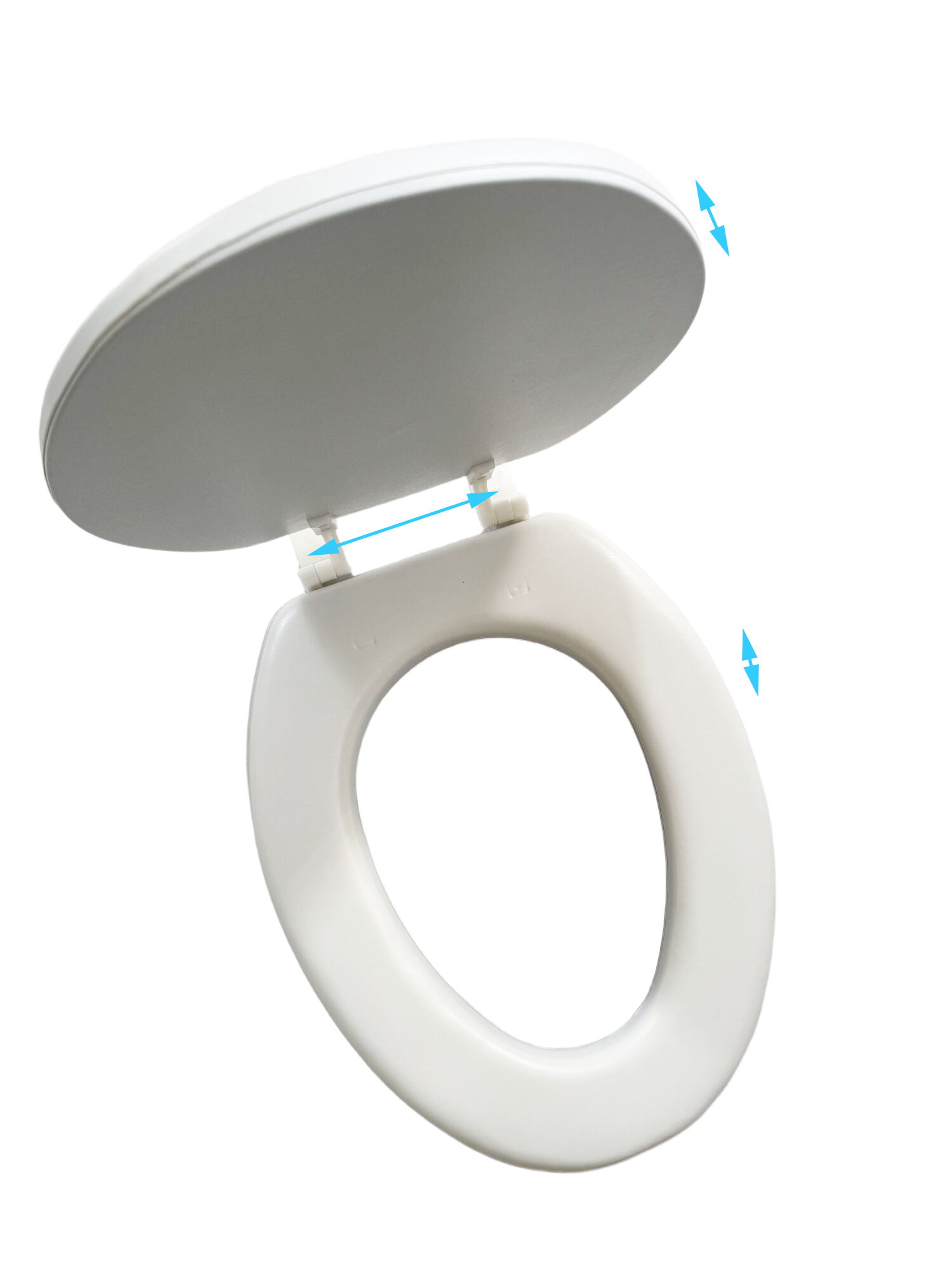 Premium 19" Soft Elongated Toilet Seat, PVC Leather, Memory Foam, Quick-Release Hinges,YIJIA NEW MATERIAL CO., LTD.,Premium 19" Soft Elongated Toilet Seat, PVC Leather, Memory Foam, Quick-Release Hinges