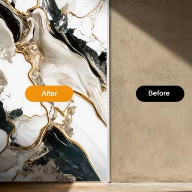 PVC Marble Wall Stickers Modern Waterproof Fireproof Soundproof 3D Panel Oil Pollution Prevention Environmentally Kitchen Hotel,YIJIA NEW MATERIAL CO., LTD.,PVC Marble Wall Stickers Modern Waterproof Fireproof Soundproof 3D Panel Oil Pollution Prevention Environmentally Kitchen Hotel