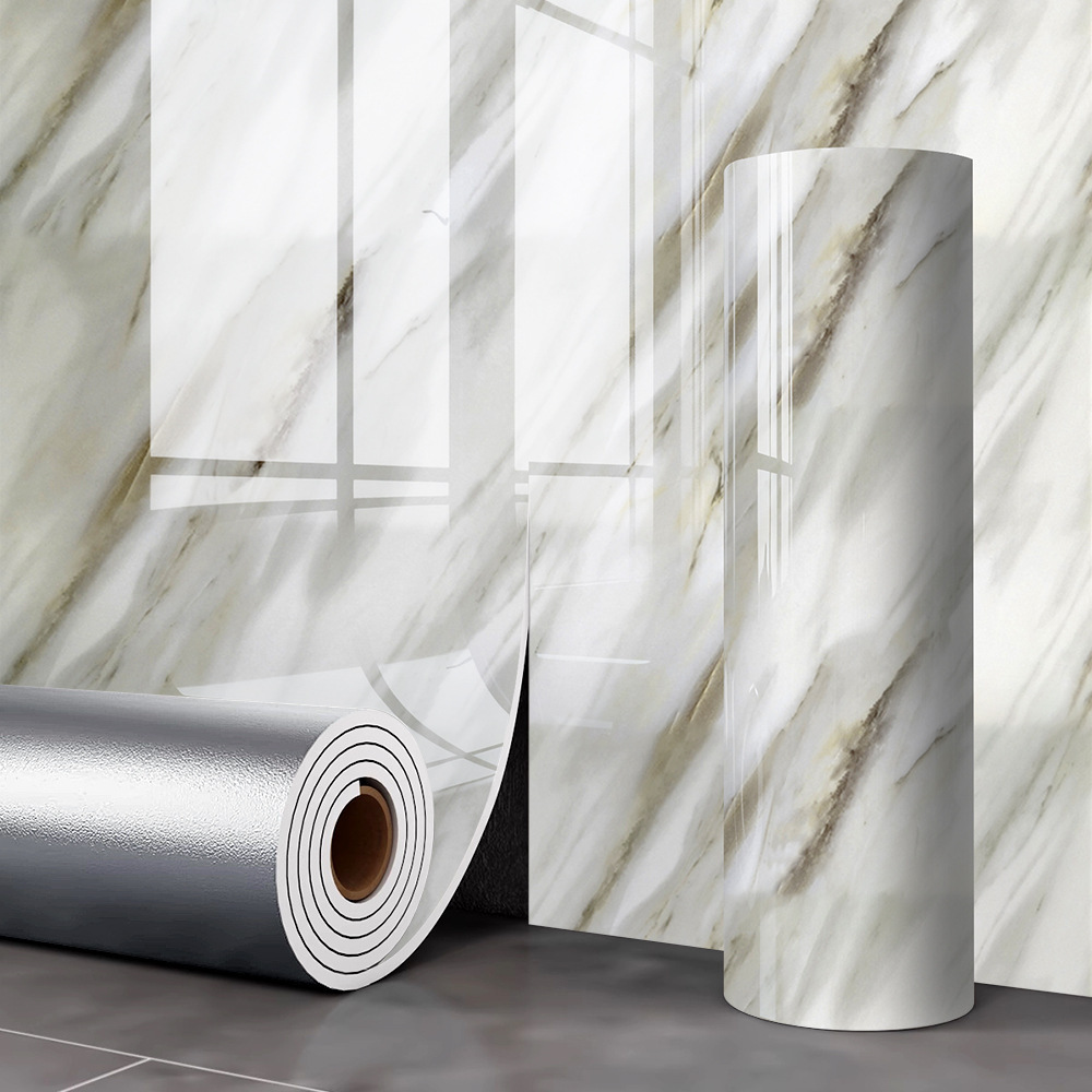 PVC Marble Wall Stickers Modern Waterproof Fireproof Soundproof 3D Panel Oil Pollution Prevention Environmentally Kitchen Hotel,YIJIA NEW MATERIAL CO., LTD.,PVC Marble Wall Stickers Modern Waterproof Fireproof Soundproof 3D Panel Oil Pollution Prevention Environmentally Kitchen Hotel